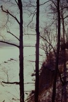 View south from Bluff Road bluffs